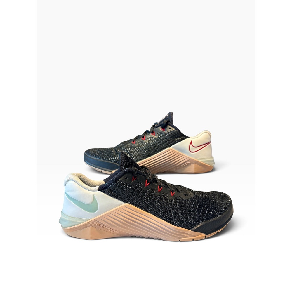 Nike Metcon 5 Women Training Shoes Black Rose Gold AQ1189-001 8.5